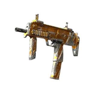 MP7 | Amberline (Battle-Scarred)